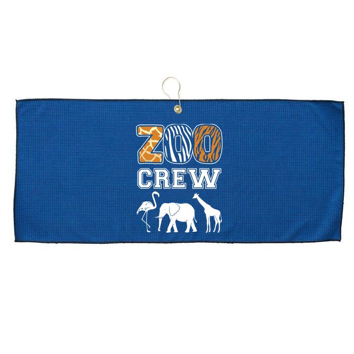 Zoo Crew Zoos Keeping Zoo Keeper Zookeeper Zookeeping Large Microfiber Waffle Golf Towel