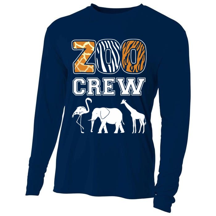 Zoo Crew Zoos Keeping Zoo Keeper Zookeeper Zookeeping Cooling Performance Long Sleeve Crew