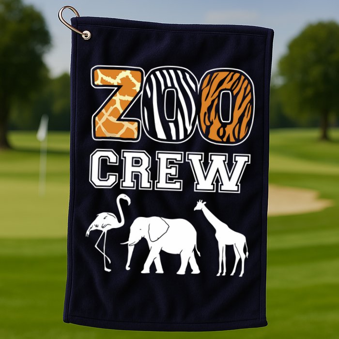 Zoo Crew Zoos Keeping Zoo Keeper Zookeeper Zookeeping Golf Towel
