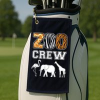 Zoo Crew Zoos Keeping Zoo Keeper Zookeeper Zookeeping Golf Towel
