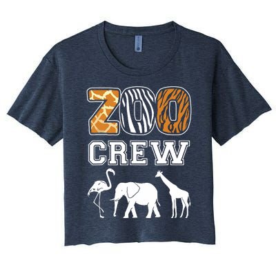 Zoo Crew Zoos Keeping Zoo Keeper Zookeeper Zookeeping Women's Crop Top Tee