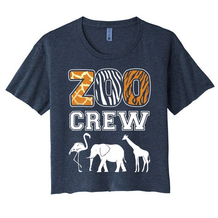 Zoo Crew Zoos Keeping Zoo Keeper Zookeeper Zookeeping Women's Crop Top Tee