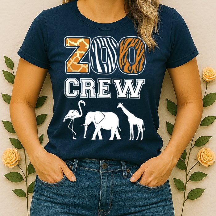 Zoo Crew Zoos Keeping Zoo Keeper Zookeeper Zookeeping Womens T-Shirt