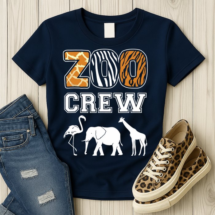 Zoo Crew Zoos Keeping Zoo Keeper Zookeeper Zookeeping Womens T-Shirt
