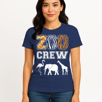 Zoo Crew Zoos Keeping Zoo Keeper Zookeeper Zookeeping Womens T-Shirt