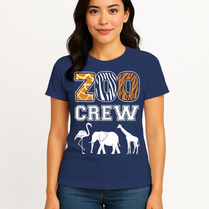 Zoo Crew Zoos Keeping Zoo Keeper Zookeeper Zookeeping Womens T-Shirt