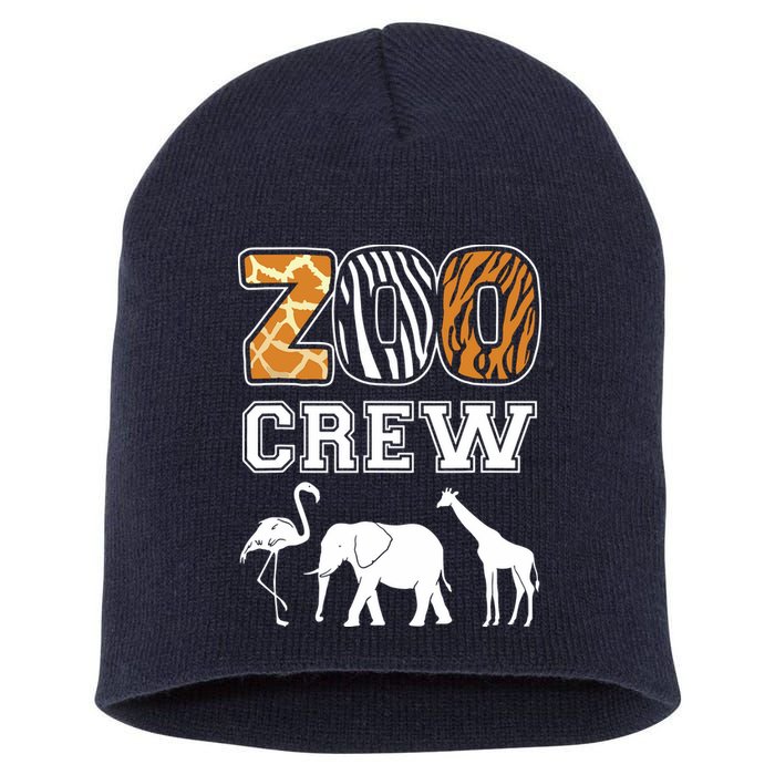 Zoo Crew Zoos Keeping Zoo Keeper Zookeeper Zookeeping Short Acrylic Beanie