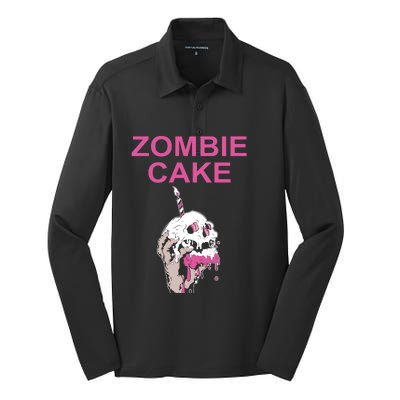 Zombie Cake Silk Touch Performance Long Sleeve Polo