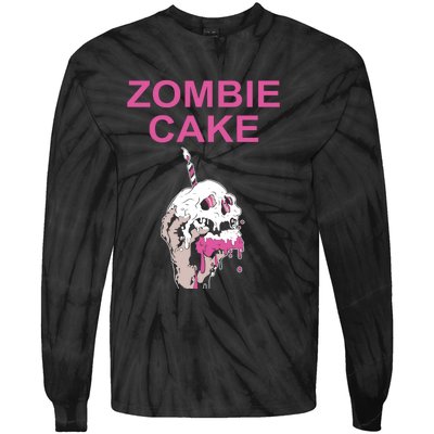 Zombie Cake Tie-Dye Long Sleeve Shirt