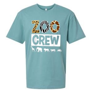 Zoo Crew Zookeeper Safari Wildlife Animal Lover Costume Sueded Cloud Jersey T-Shirt