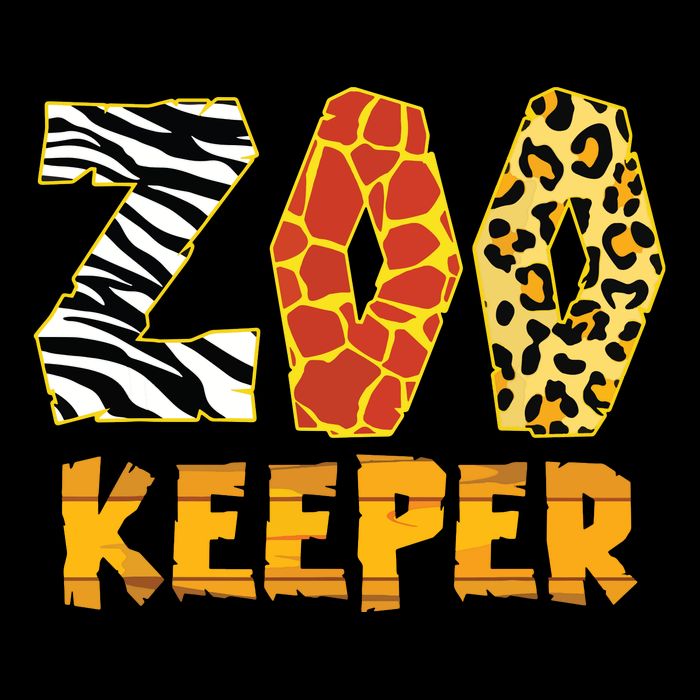 Zookeeper Costume Zebra Wild Print African Animal Keeper Button