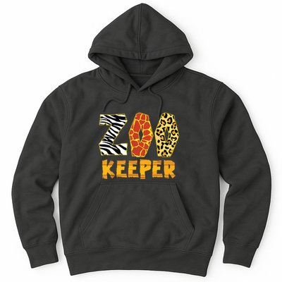 Zookeeper Costume Zebra Wild Print African Animal Keeper Hoodie