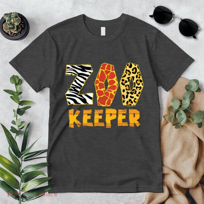 Zookeeper Costume Zebra Wild Print African Animal Keeper Premium T-Shirt