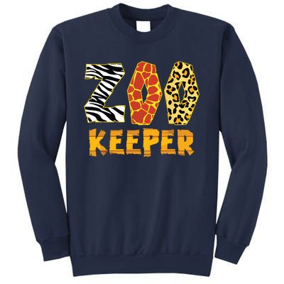 Zookeeper Costume Zebra Wild Print African Animal Keeper Sweatshirt