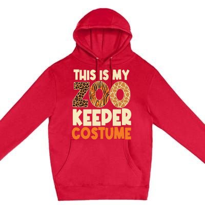 Zookeeper Costume Zoogoer Zoo Garden Animal Lover Keeper Premium Pullover Hoodie