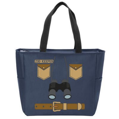 Zookeeper Costume Zookeeping Wildlife Animal Safari Zip Tote Bag