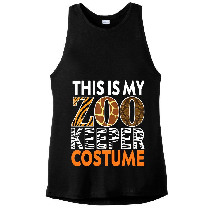 Zookeeper Costume Zoogoer Zoo Garden Animal Lover Keeper Ladies PosiCharge Tri-Blend Wicking Tank
