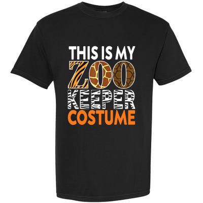 Zookeeper Costume Zoogoer Zoo Garden Animal Lover Keeper Garment-Dyed Heavyweight T-Shirt