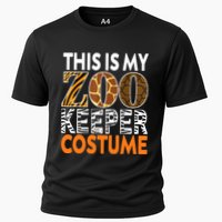 Zookeeper Costume Zoogoer Zoo Garden Animal Lover Keeper Cooling Performance Crew T-Shirt