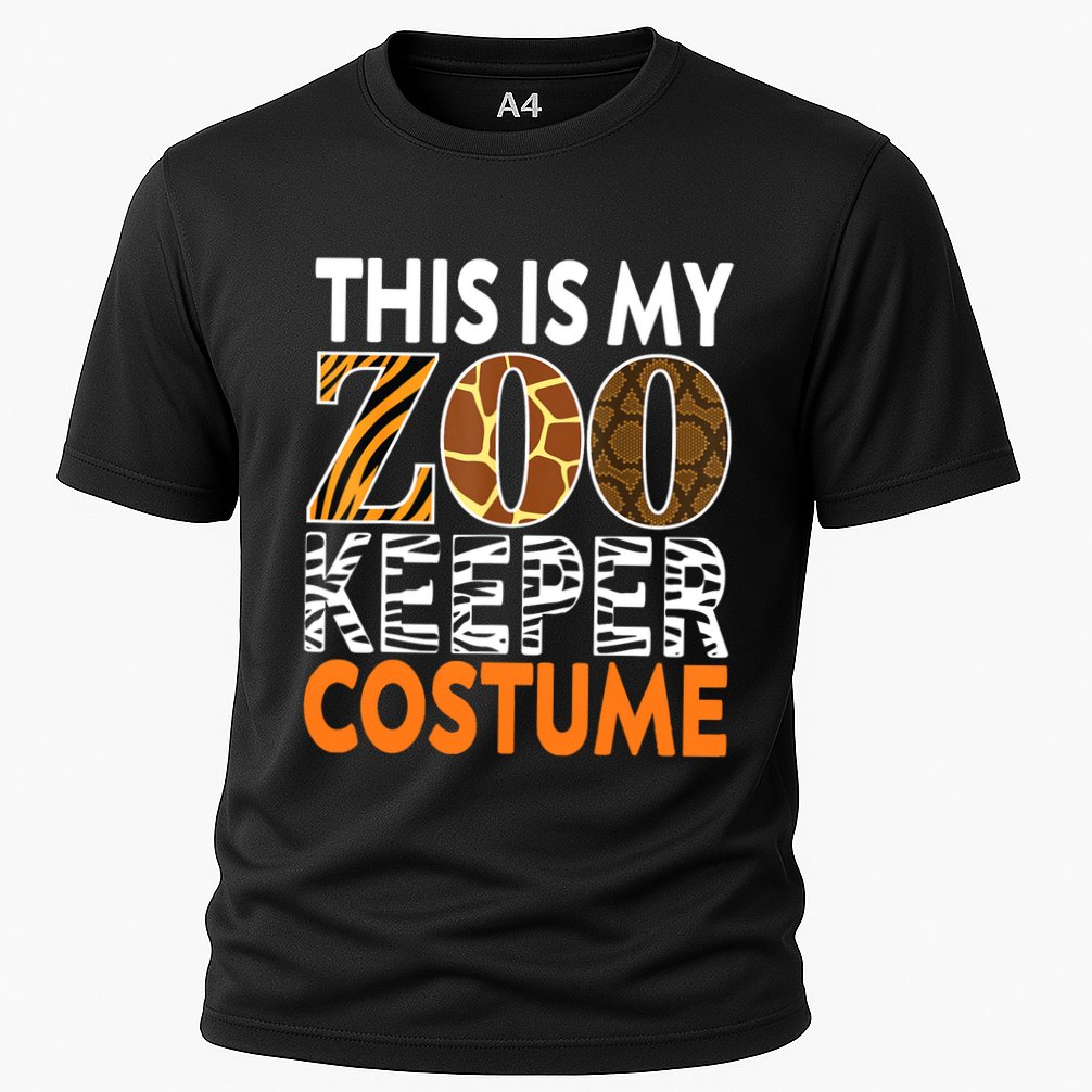 Zookeeper Costume Zoogoer Zoo Garden Animal Lover Keeper Cooling Performance Crew T-Shirt