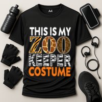 Zookeeper Costume Zoogoer Zoo Garden Animal Lover Keeper Cooling Performance Crew T-Shirt