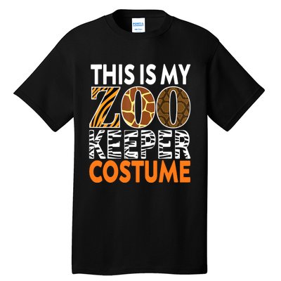 Zookeeper Costume Zoogoer Zoo Garden Animal Lover Keeper Tall T-Shirt