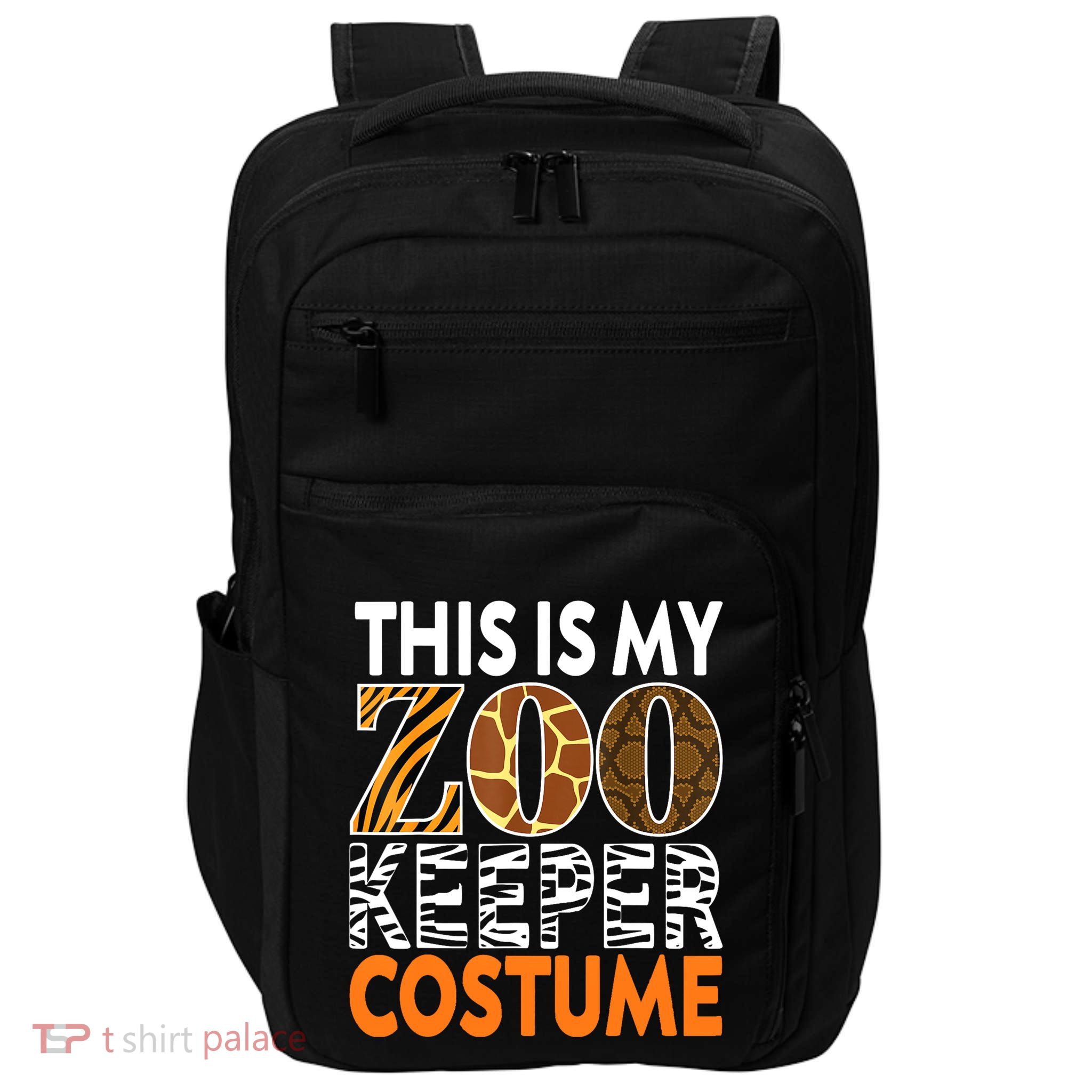 Zookeeper Costume Zoogoer Zoo Garden Animal Lover Keeper Impact Tech Backpack