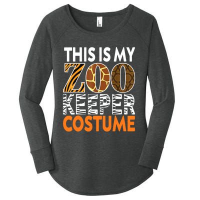 Zookeeper Costume Zoogoer Zoo Garden Animal Lover Keeper Women's Perfect Tri Tunic Long Sleeve Shirt