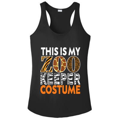 Zookeeper Costume Zoogoer Zoo Garden Animal Lover Keeper Ladies PosiCharge Competitor Racerback Tank