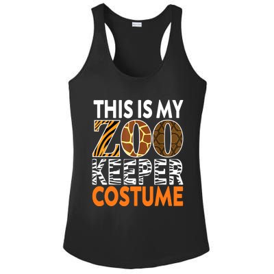 Zookeeper Costume Zoogoer Zoo Garden Animal Lover Keeper Ladies PosiCharge Competitor Racerback Tank