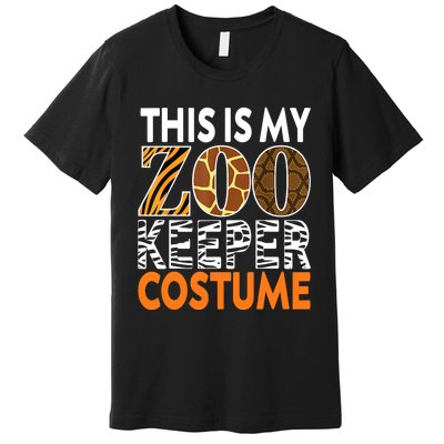 Zookeeper Costume Zoogoer Zoo Garden Animal Lover Keeper Premium T-Shirt