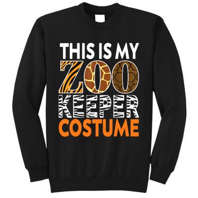 Zookeeper Costume Zoogoer Zoo Garden Animal Lover Keeper Tall Sweatshirt