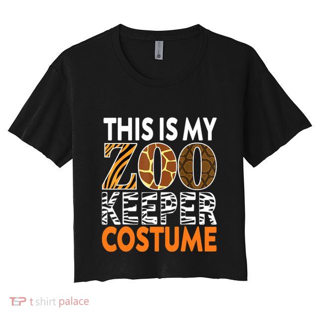 Zookeeper Costume Zoogoer Zoo Garden Animal Lover Keeper Crop Top