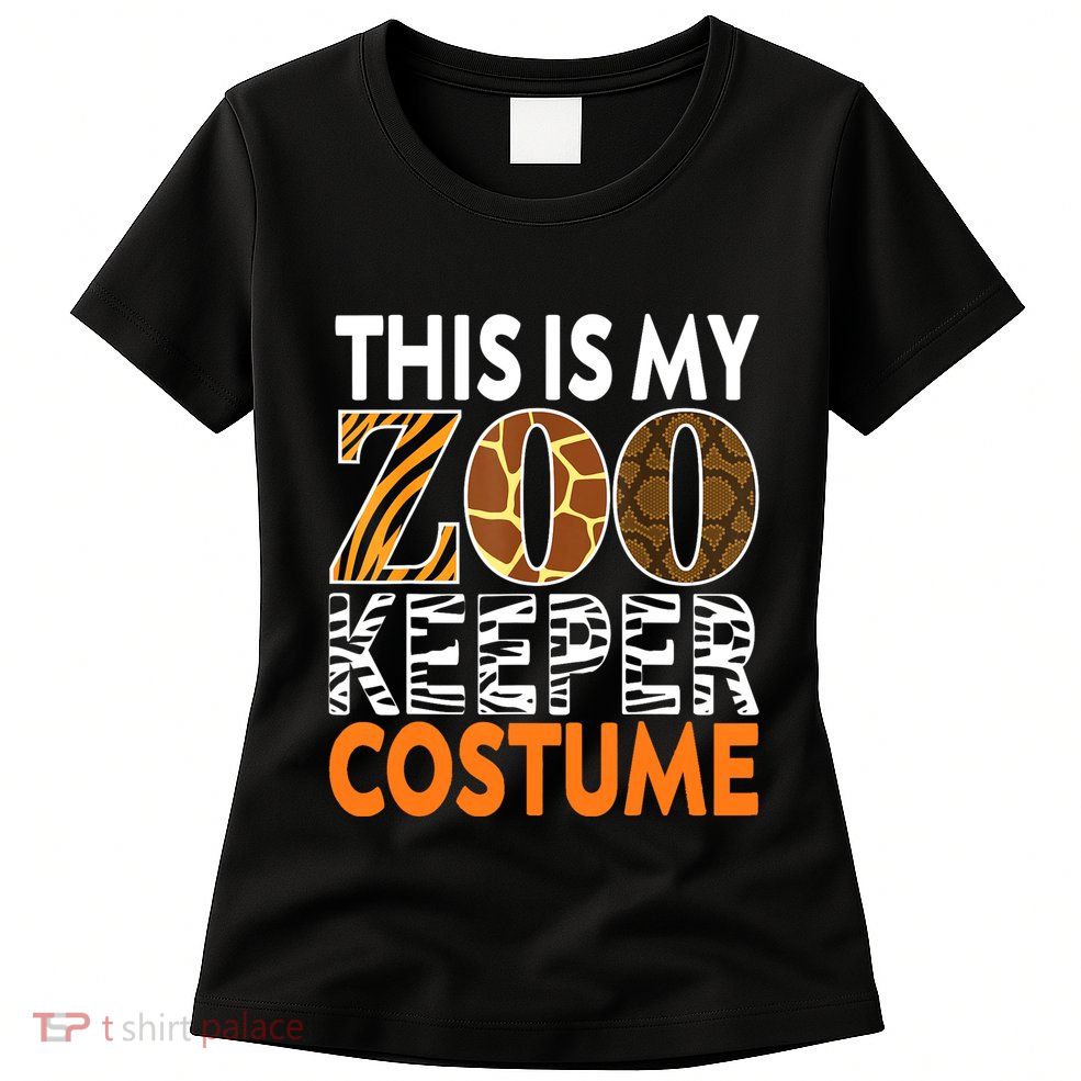 Zookeeper Costume Zoogoer Zoo Garden Animal Lover Keeper Womens T-Shirt