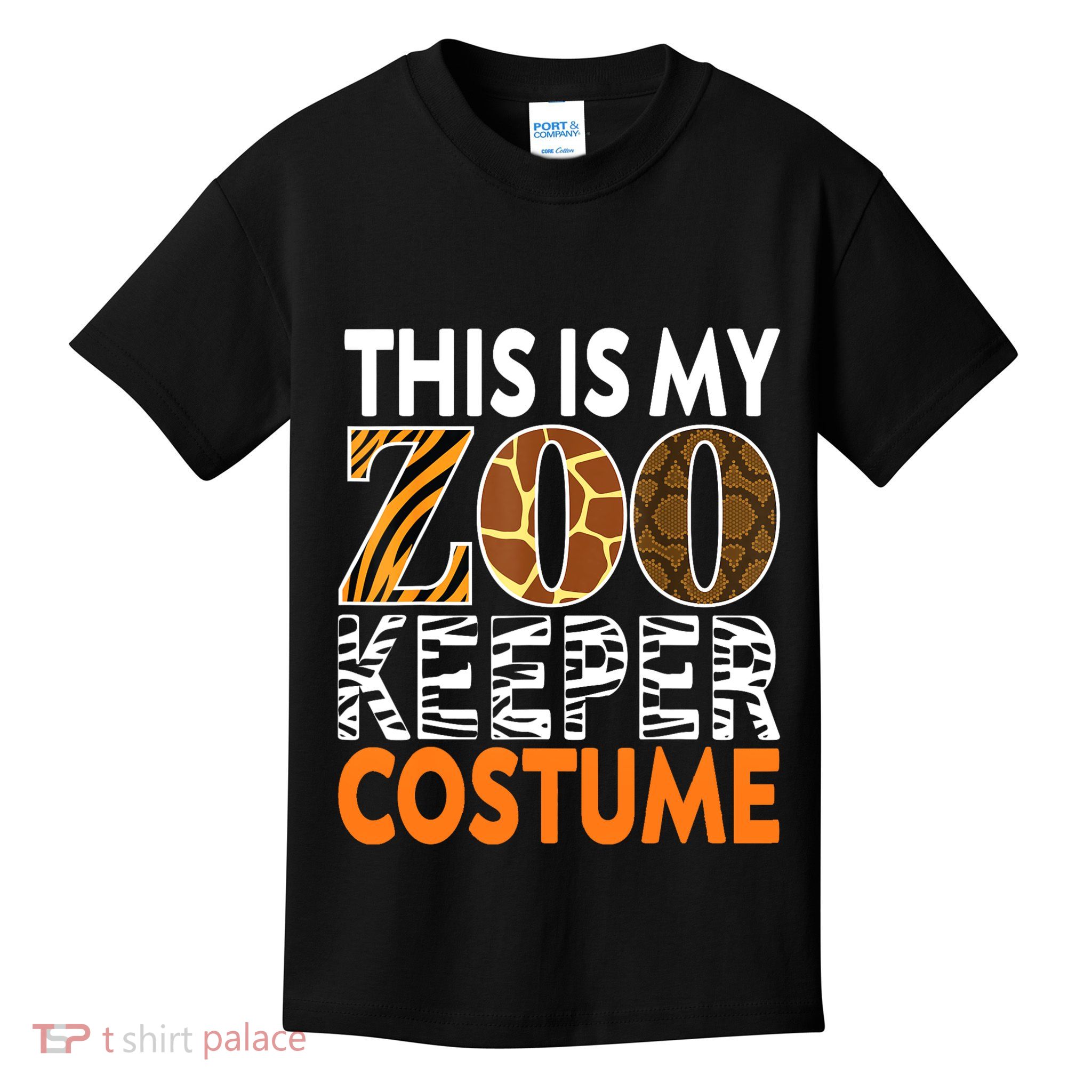 Zookeeper Costume Zoogoer Zoo Garden Animal Lover Keeper Kids T-Shirt