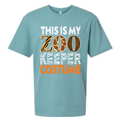 Zookeeper Costume Zoogoer Zoo Garden Animal Lover Keeper Sueded Cloud Jersey T-Shirt