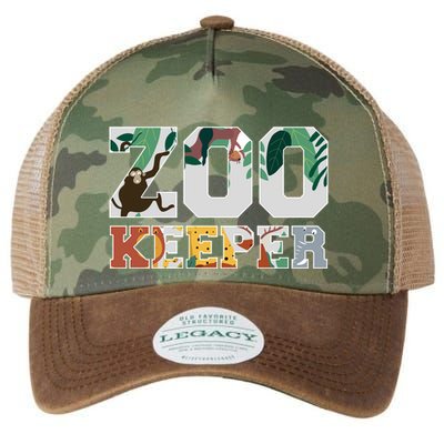 Zookeeper Design African Savanna Design Gift Legacy Tie Dye Trucker Hat