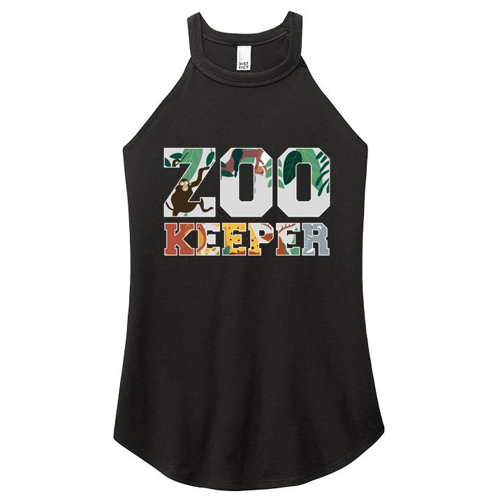 Zookeeper Design African Savanna Design Gift Women's Perfect Tri Rocker Tank
