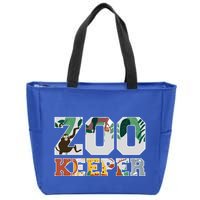 Zookeeper Design African Savanna Design Gift Zip Tote Bag