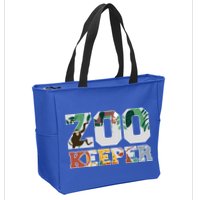 Zookeeper Design African Savanna Design Gift Zip Tote Bag