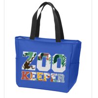 Zookeeper Design African Savanna Design Gift Zip Tote Bag