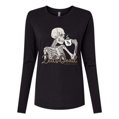 Zeds Dead Coffee Club Womens Cotton Relaxed Long Sleeve T-Shirt