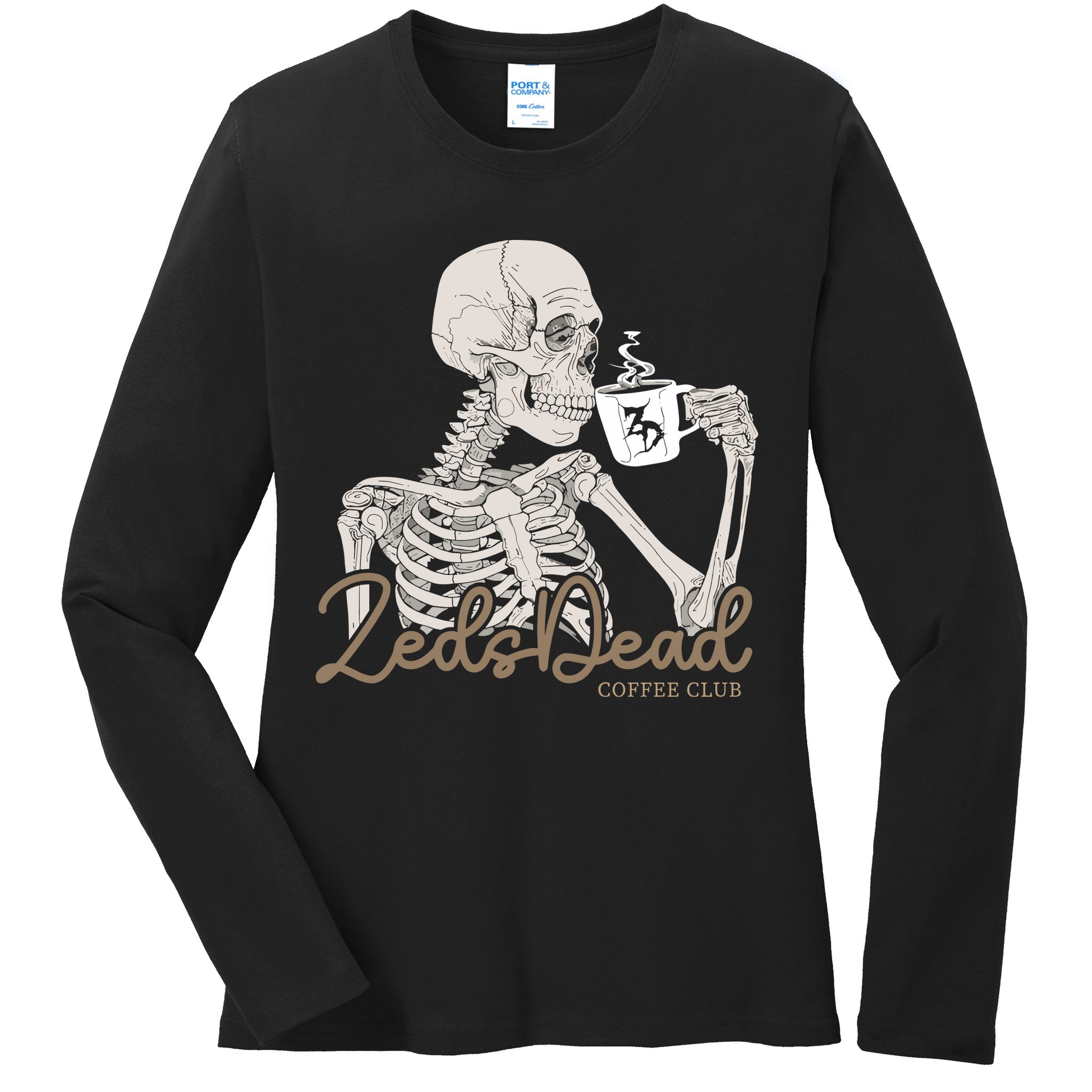 Zeds Dead Coffee Club Ladies Long Sleeve Shirt