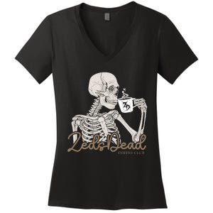 Zeds Dead Coffee Club Women's V-Neck T-Shirt