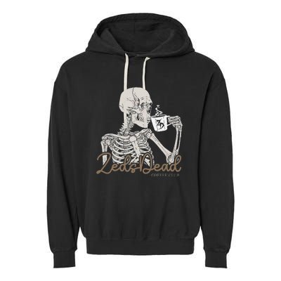 Zeds Dead Coffee Club Skeleton Garment-Dyed Fleece Hoodie