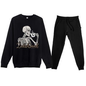 Zeds Dead Coffee Club Skeleton Premium Crewneck Sweatsuit Set