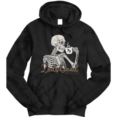 Zeds Dead Coffee Club Skeleton Tie Dye Hoodie