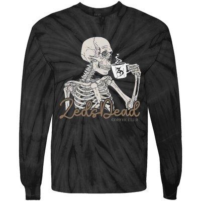 Zeds Dead Coffee Club Skeleton Tie-Dye Long Sleeve Shirt