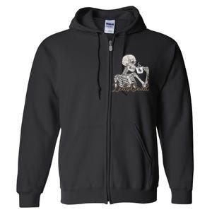 Zeds Dead Coffee Club Skeleton Full Zip Hoodie