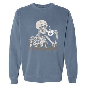 Zeds Dead Coffee Club Skeleton Garment-Dyed Sweatshirt